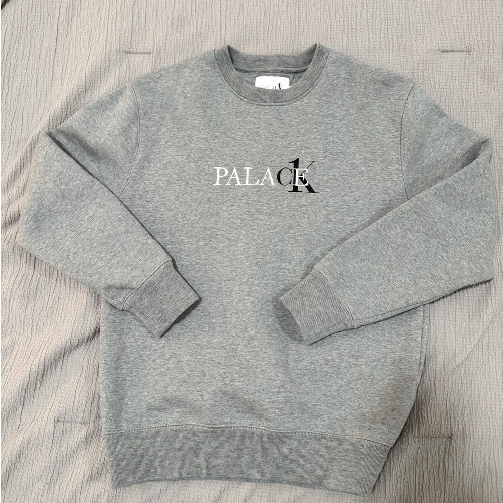 Palace x Calvin Klein (CK1) Crew in Light Grey Heather